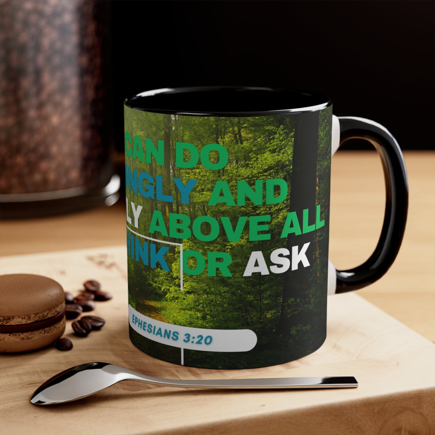 GOD Can Do All Things Accent Coffee Mug, 11oz