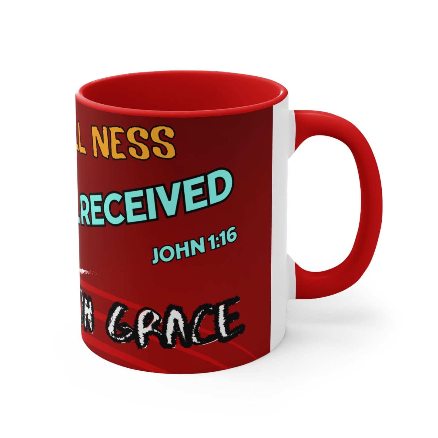 From His Fullness Accent Coffee Mug, 11oz