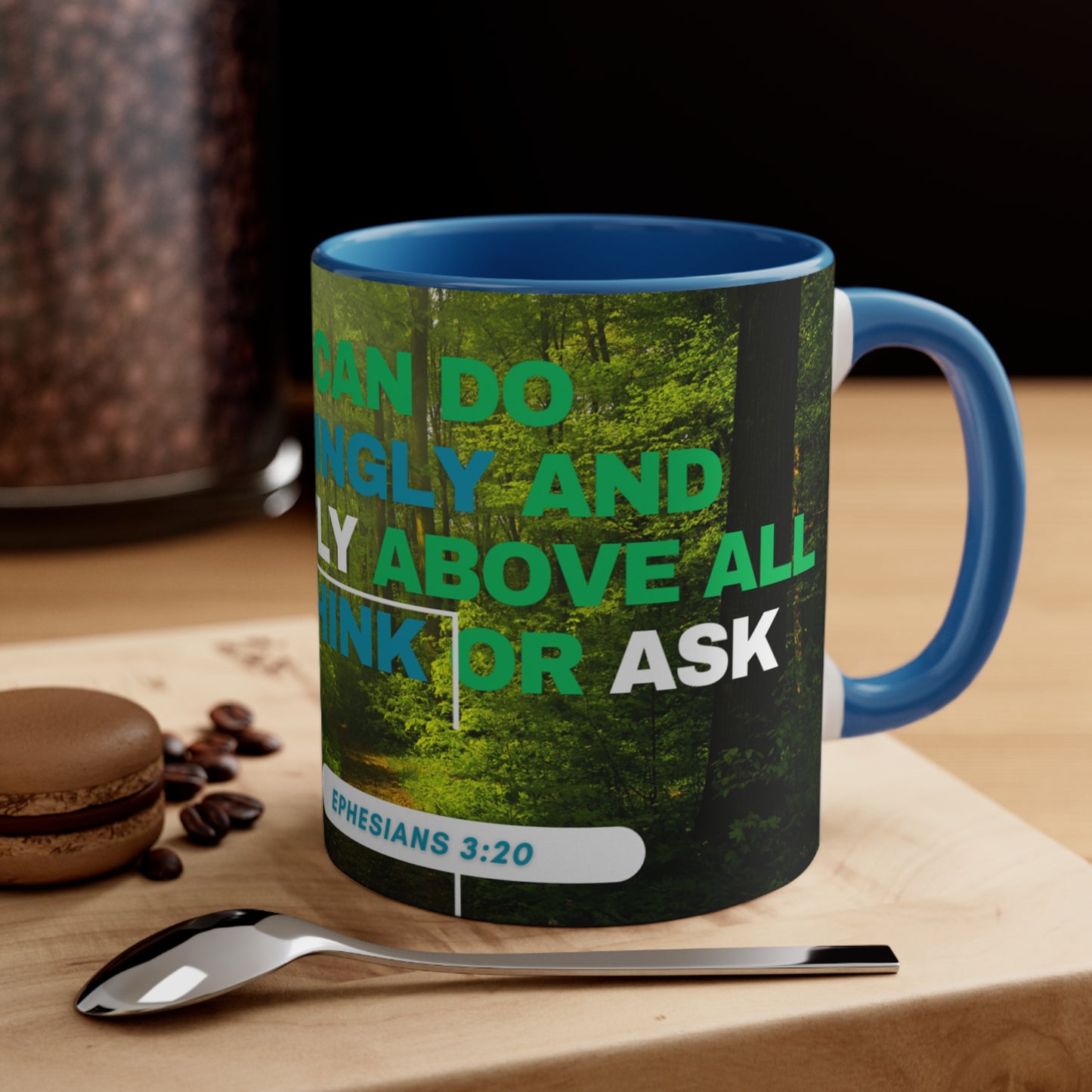 GOD Can Do All Things Accent Coffee Mug, 11oz