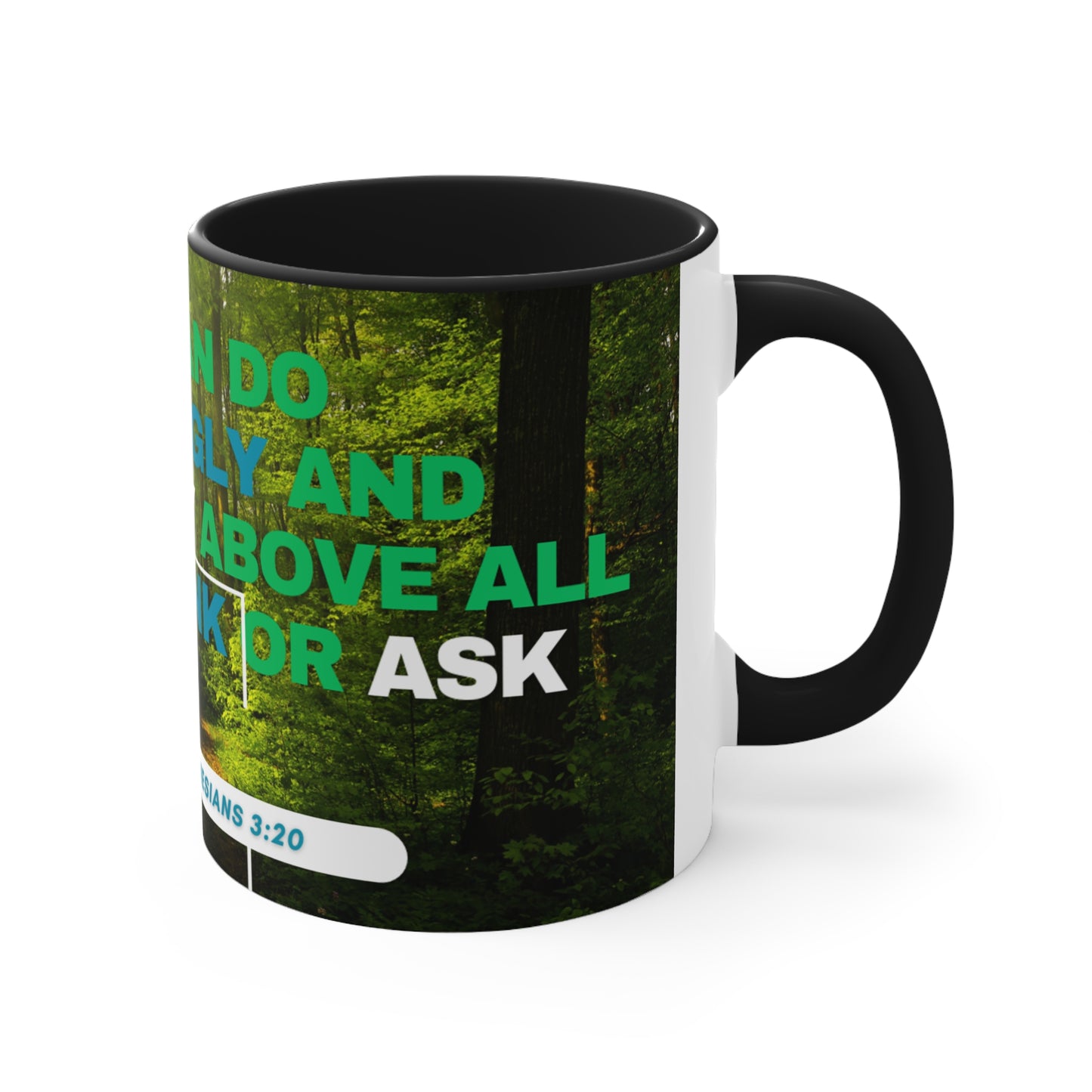 GOD Can Do All Things Accent Coffee Mug, 11oz