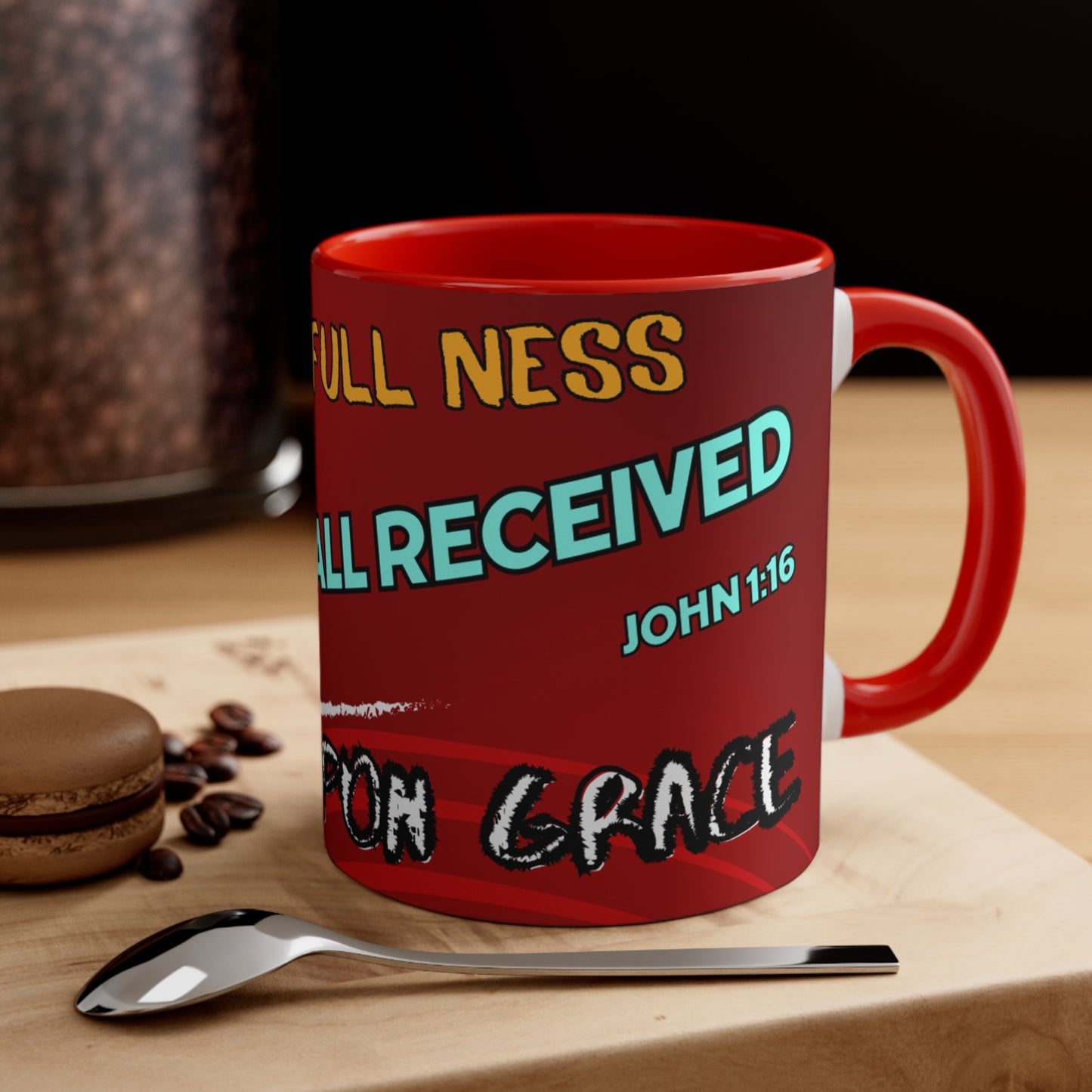 From His Fullness Accent Coffee Mug, 11oz