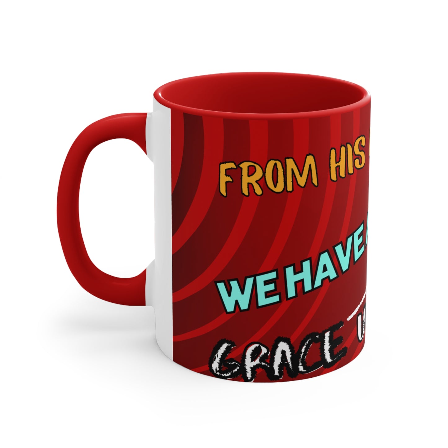 From His Fullness Accent Coffee Mug, 11oz