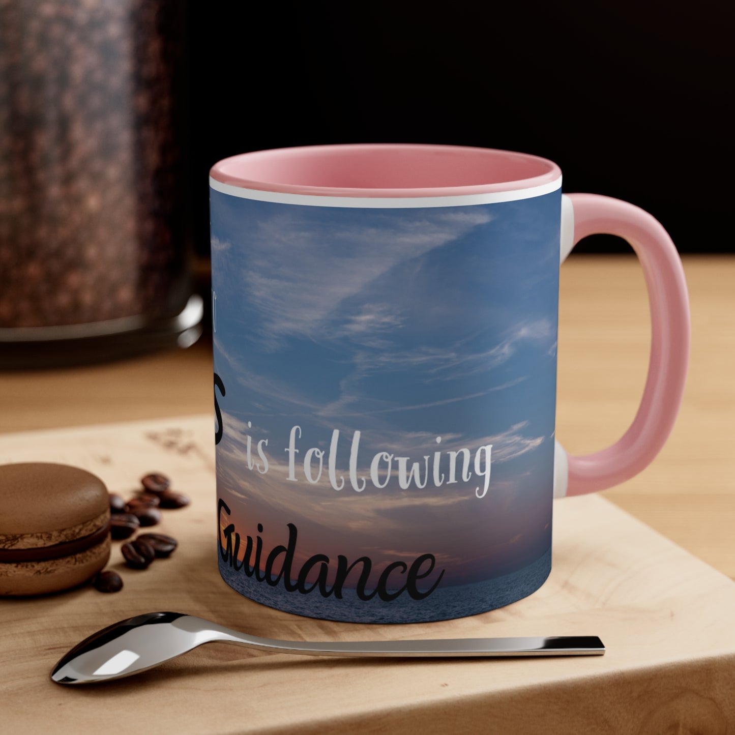 Follow Gods Guidance Accent Coffee Mug, 11oz